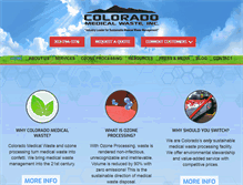 Tablet Screenshot of coloradomedicalwaste.com